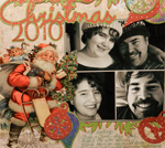 Christmas card collage