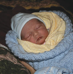 home birth baby