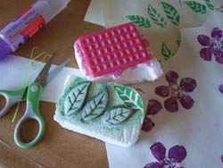 polystyrene stamp