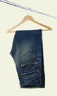 blue jeans froma thrift store