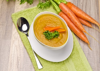 carrot coriander soup