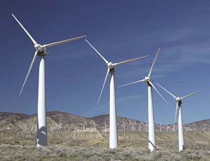 wind turbines