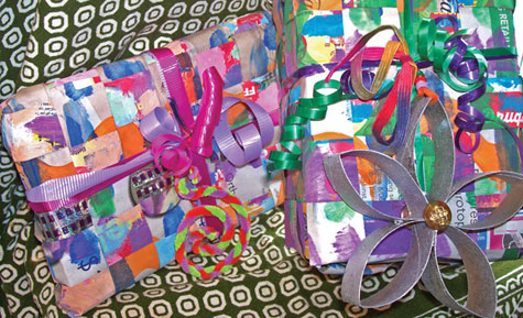make your own gift wrapping